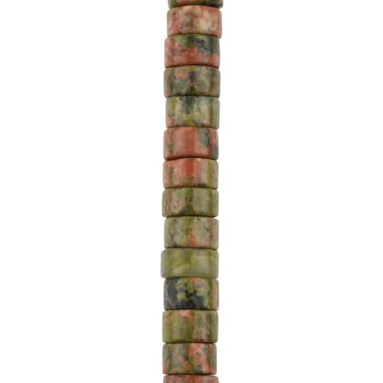 Unakite Heishi Beads by Bead Landing